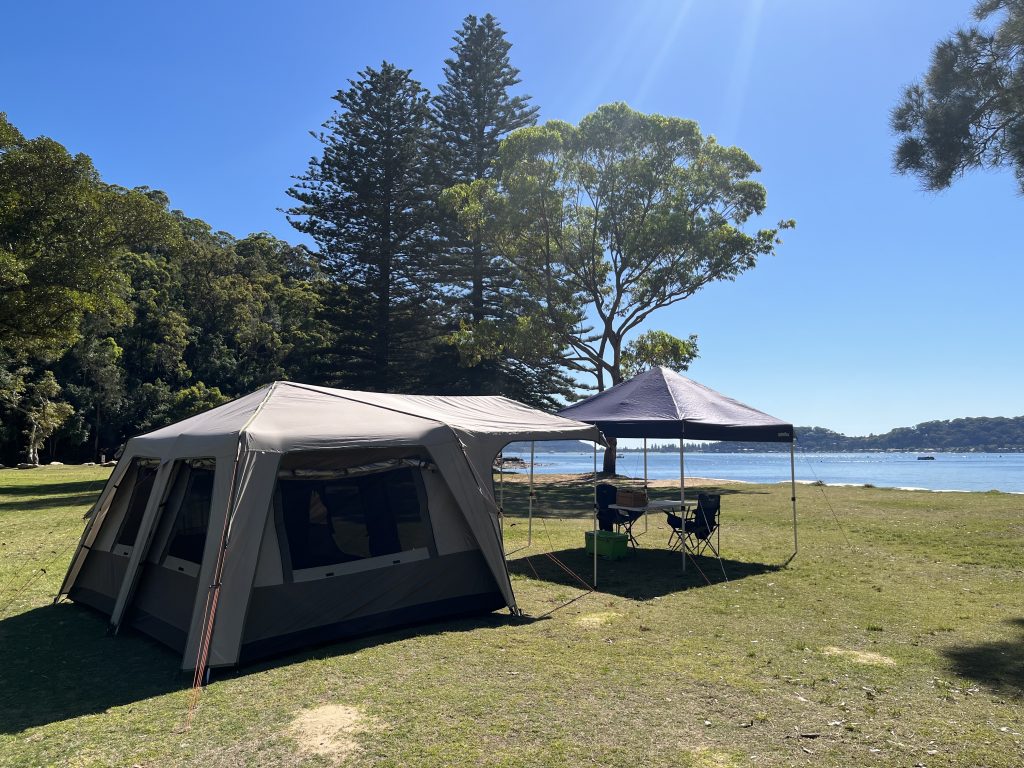 Assisted camping Camping at the Basin