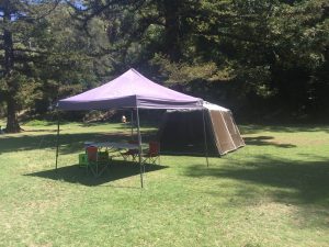 Basin Campsite set up service