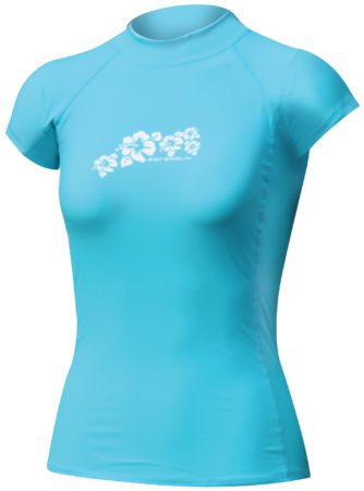 wetsuits -ladies-rashie-capsleeve-blue