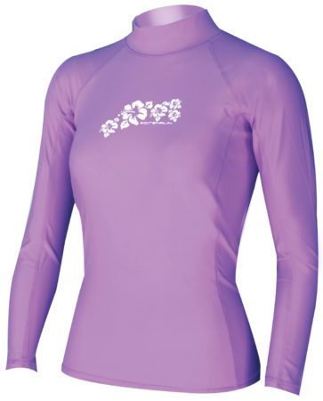 wetsuit shop online Ladies-Rashie-LS-Purple-