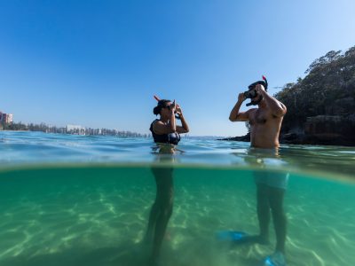 Snorkelling Shelly Beach, Manly private snorkel tour shelly beach