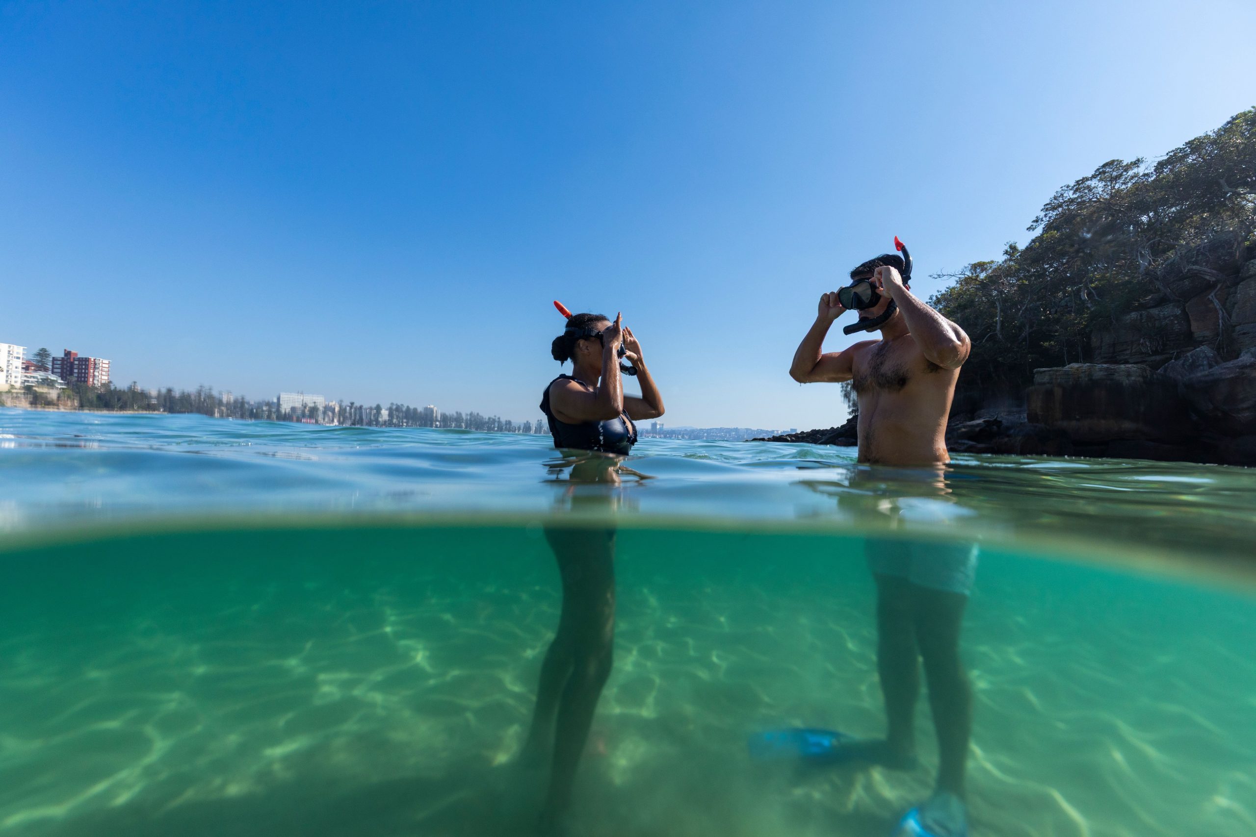 Snorkelling Shelly Beach, Manly private snorkel tour shelly beach